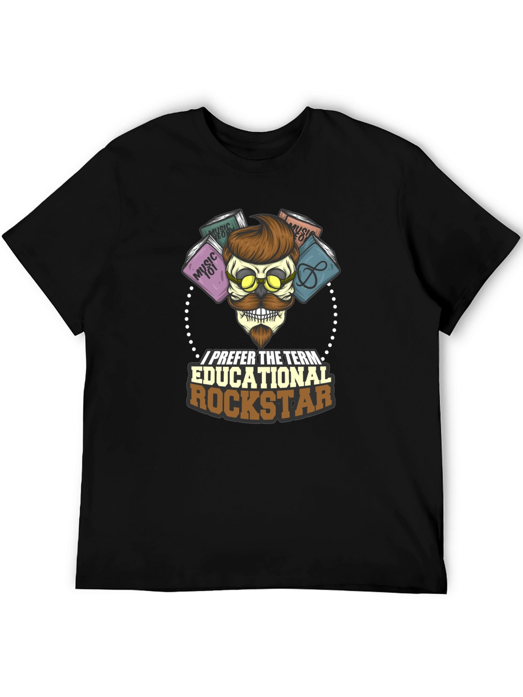 Educational Rockstar T-Shirt: Music Lovers Tee