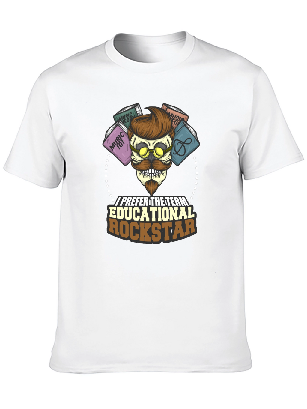 Educational Rockstar T-Shirt: Music Lovers Tee