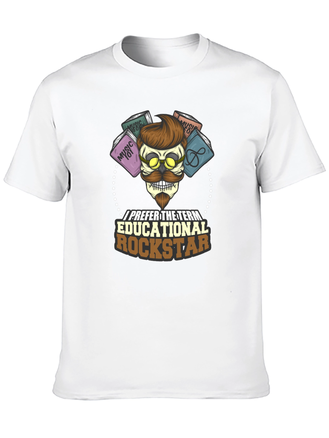 Educational Rockstar T-Shirt: Music Lovers Tee