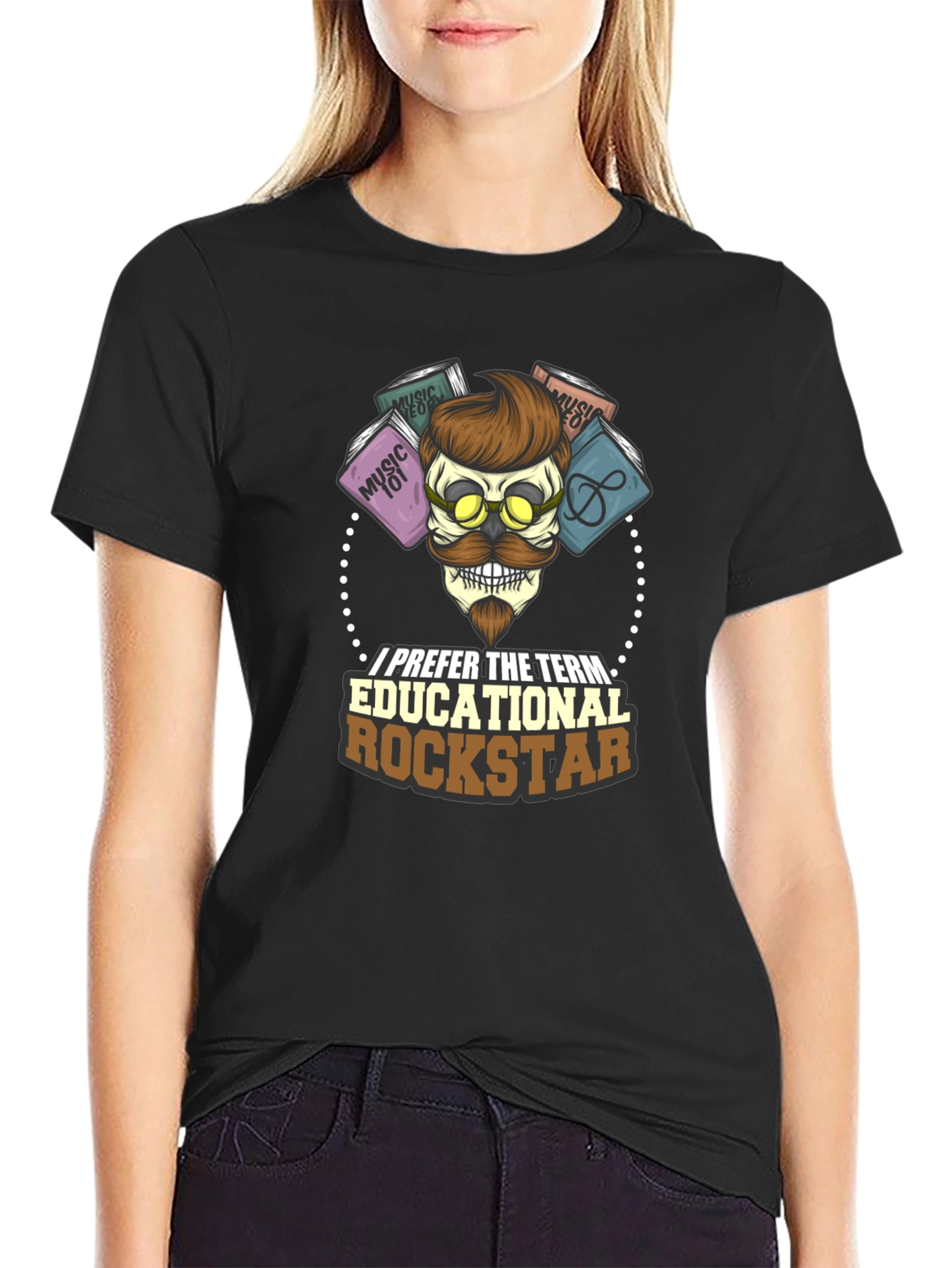 Educational Rockstar T-Shirt: Music Lovers Tee