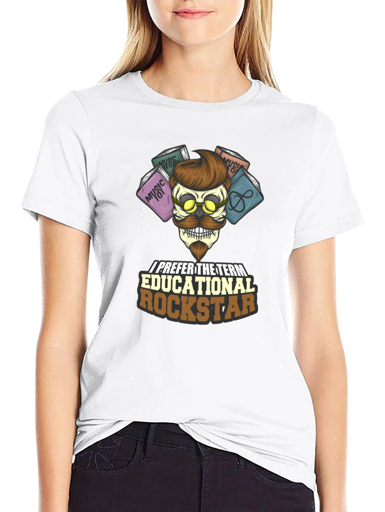 Educational Rockstar T-Shirt: Music Lovers Tee