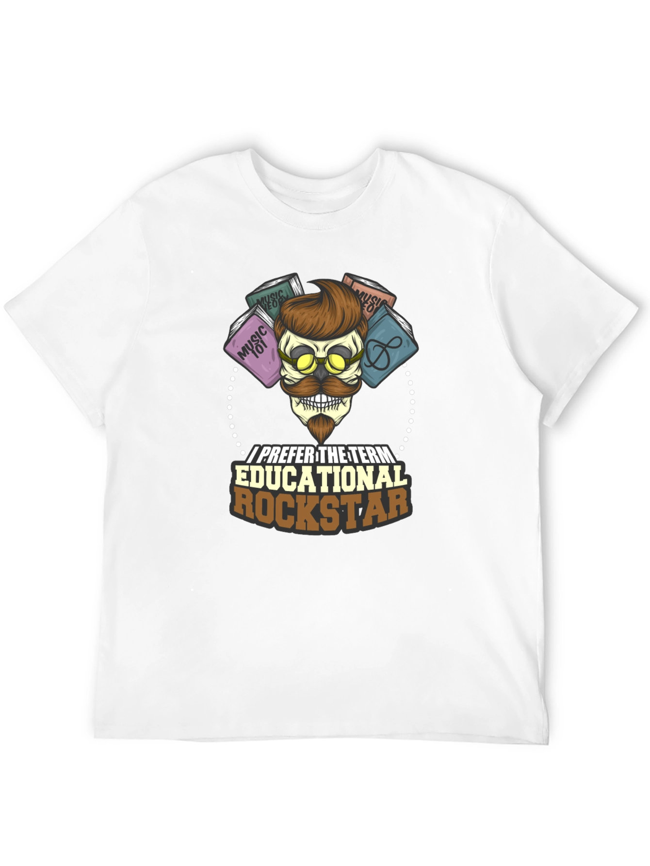 Educational Rockstar T-Shirt: Music Lovers Tee