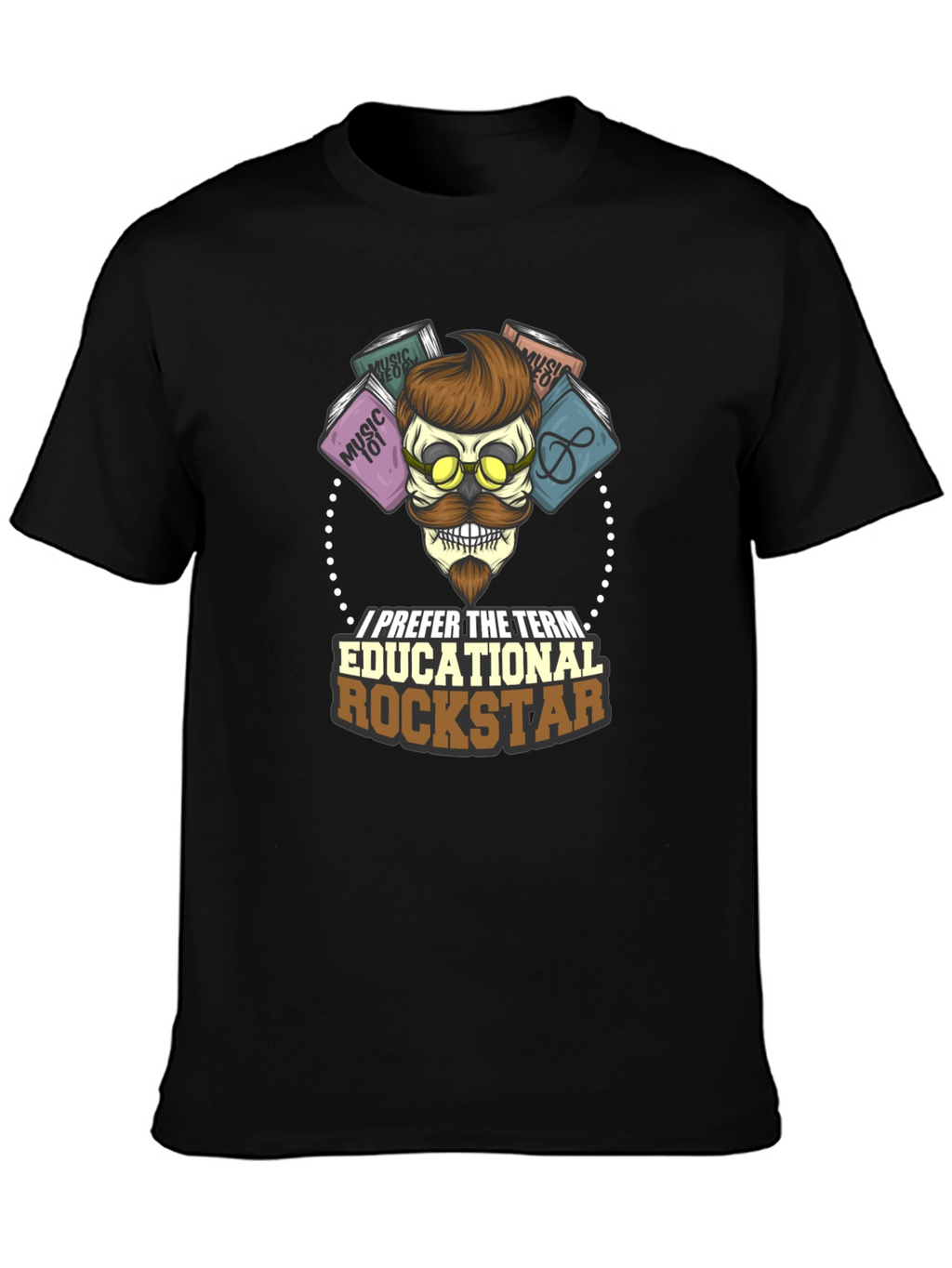 Educational Rockstar T-Shirt: Music Lovers Tee