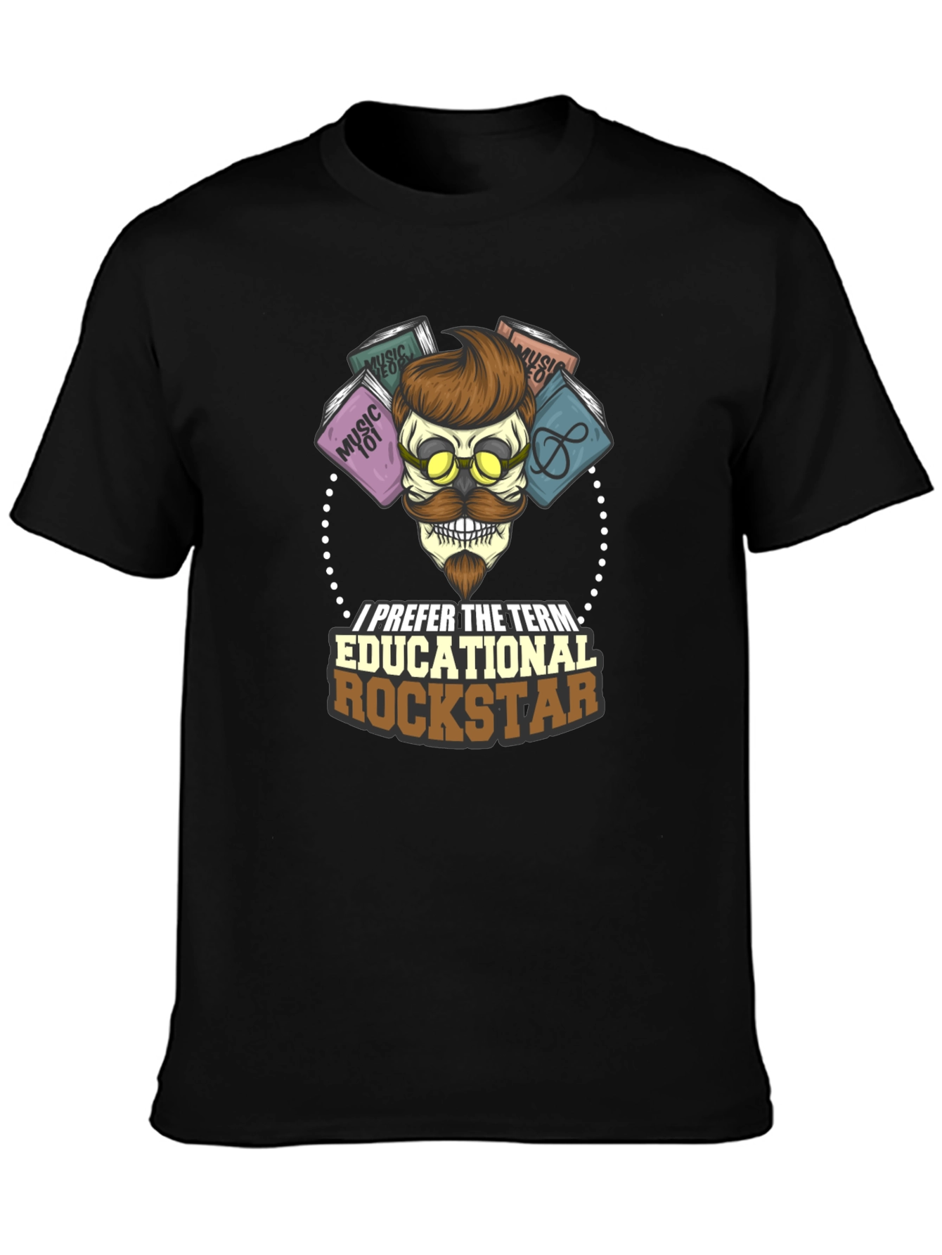 Educational Rockstar T-Shirt: Music Lovers Tee