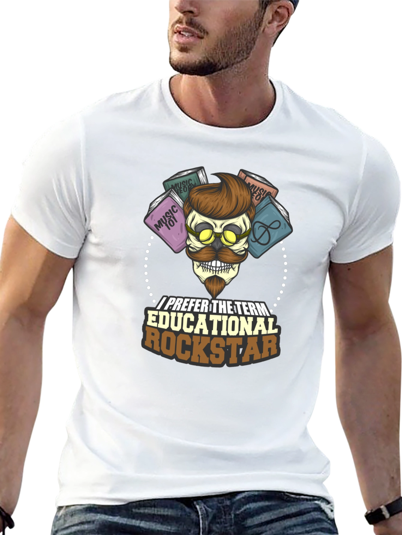 Educational Rockstar T-Shirt: Music Lovers Tee