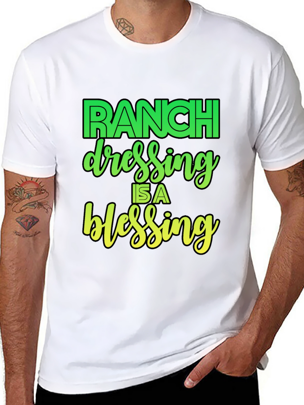 Ranch Dressing is a Blessing Graphic T-Shirt