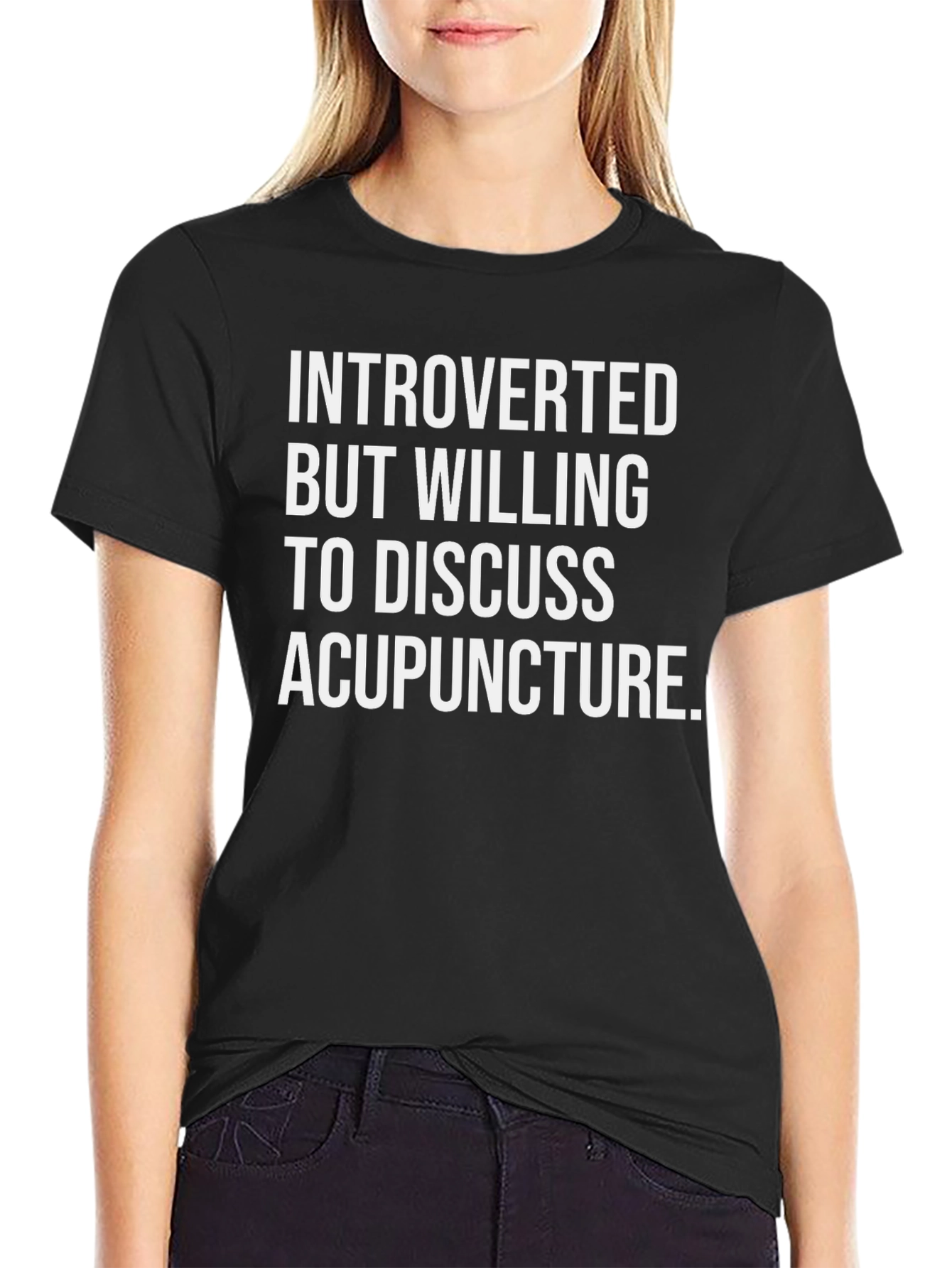 Introverted Acupuncture T-Shirt Funny Graphic Tee