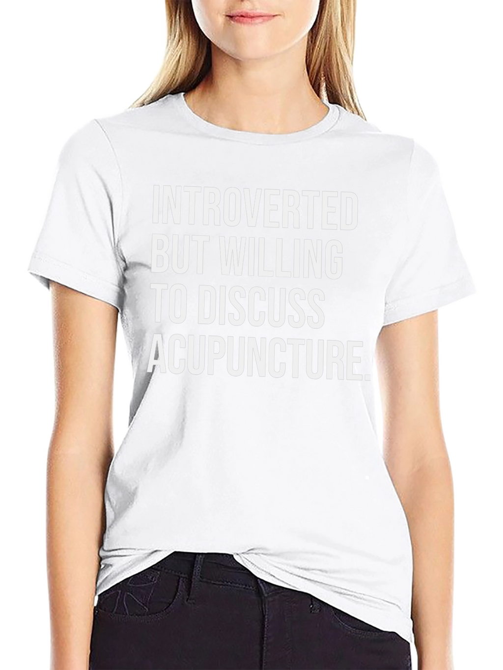 Introverted Acupuncture T-Shirt Funny Graphic Tee