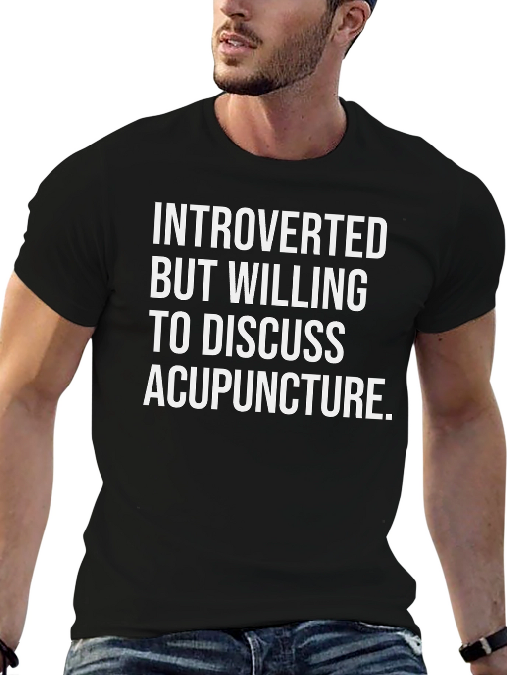 Introverted Acupuncture T-Shirt Funny Graphic Tee