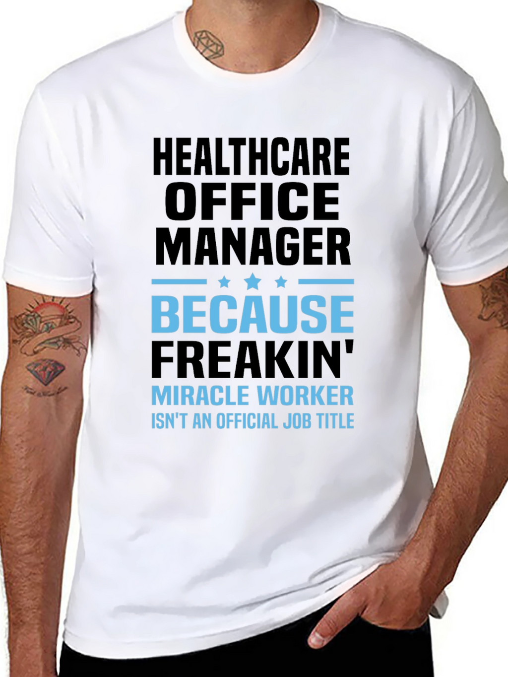 Healthcare Office Manager Funny T-Shirt