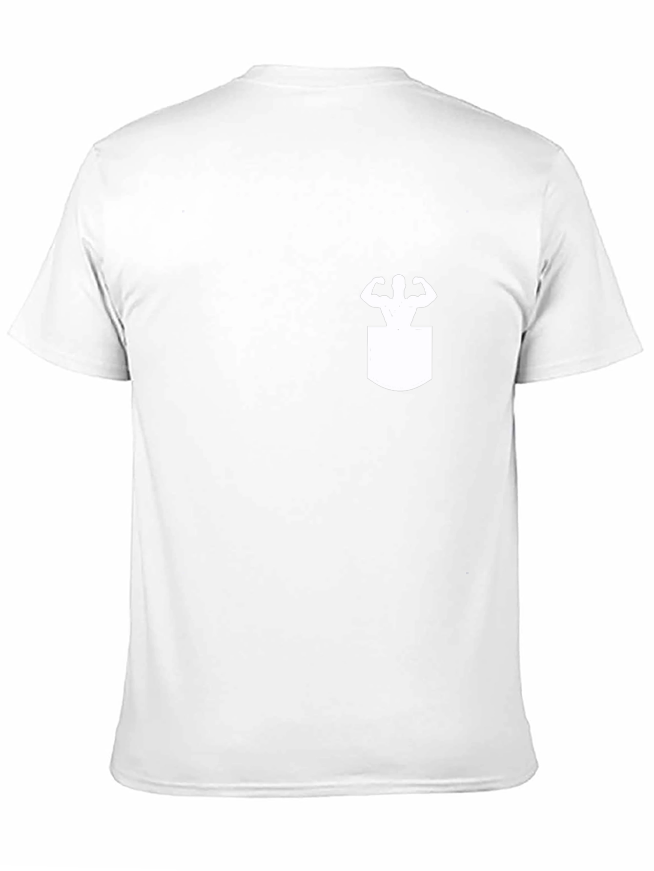 Muscle Man Pocket Tee - Gym Humor T-Shirt