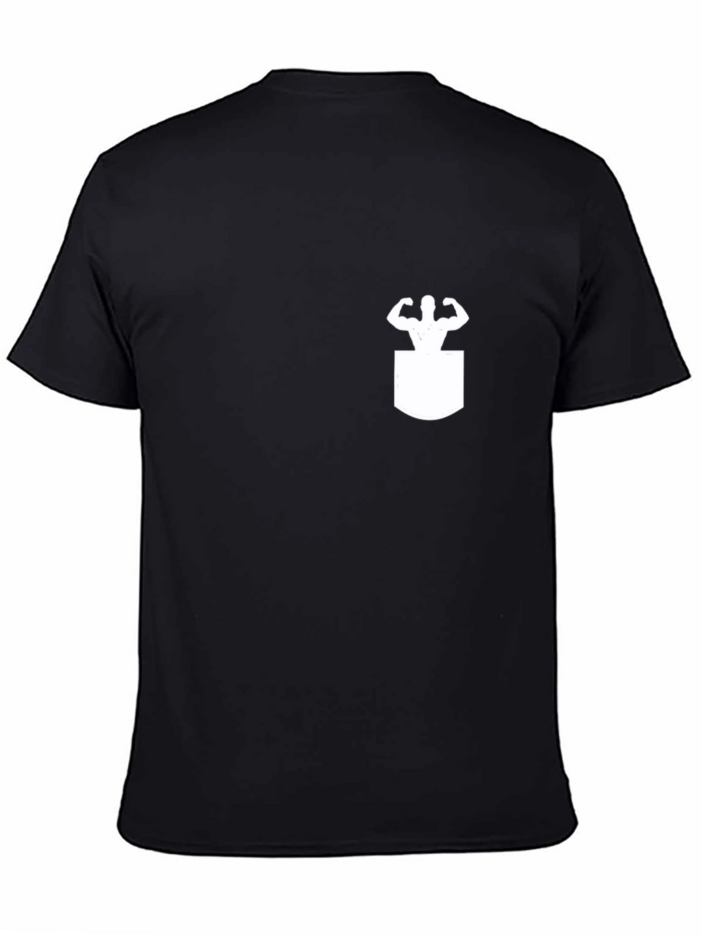 Muscle Man Pocket Tee - Gym Humor T-Shirt