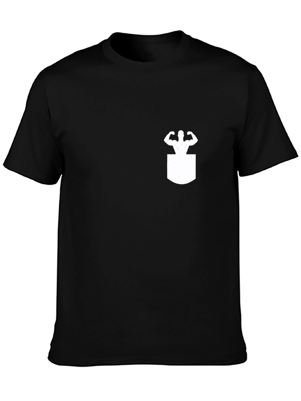 Muscle Man Pocket Tee - Gym Humor T-Shirt