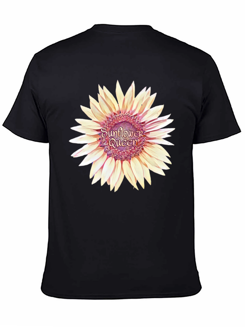 Sunflower Queen Black T-Shirt