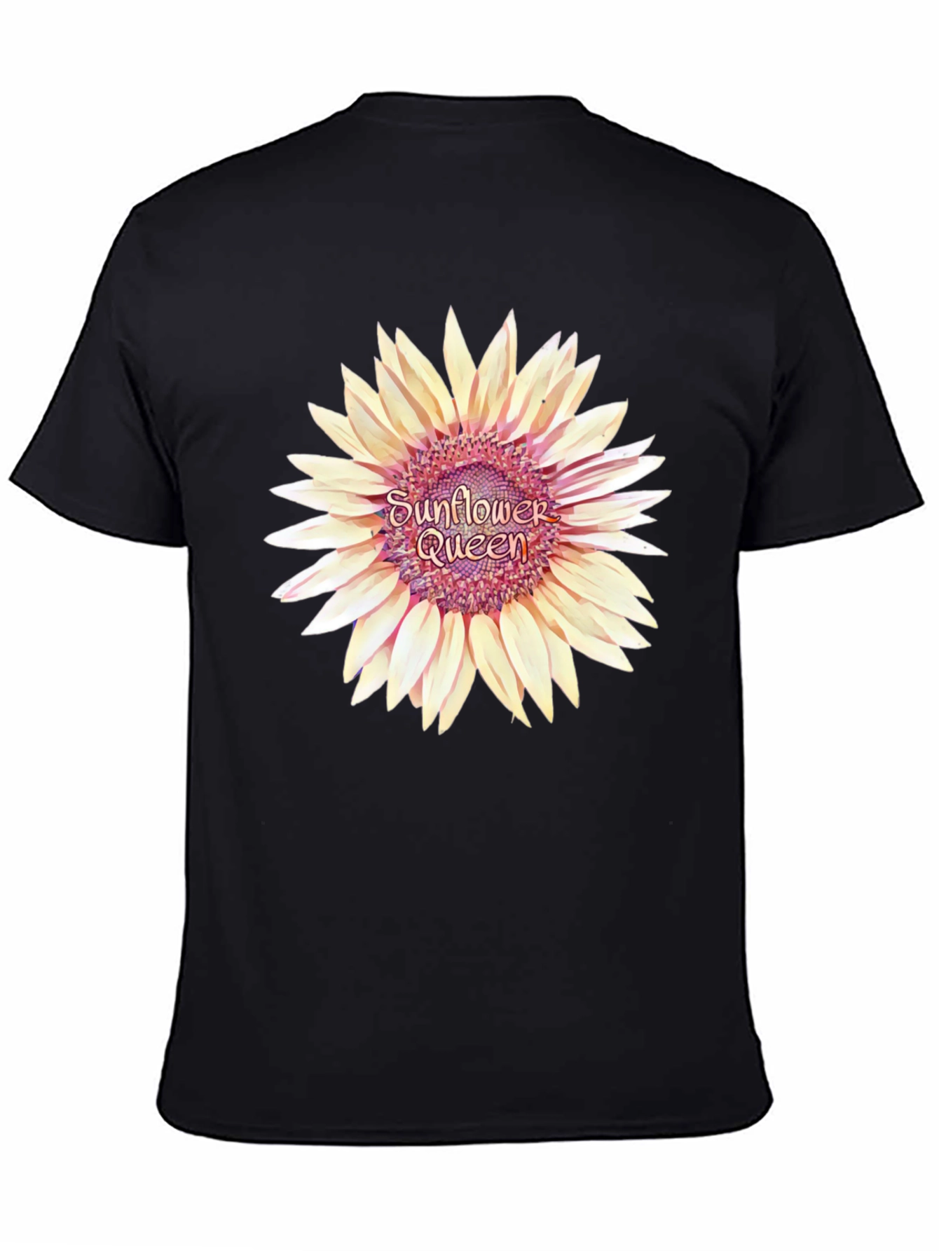 Sunflower Queen Black T-Shirt