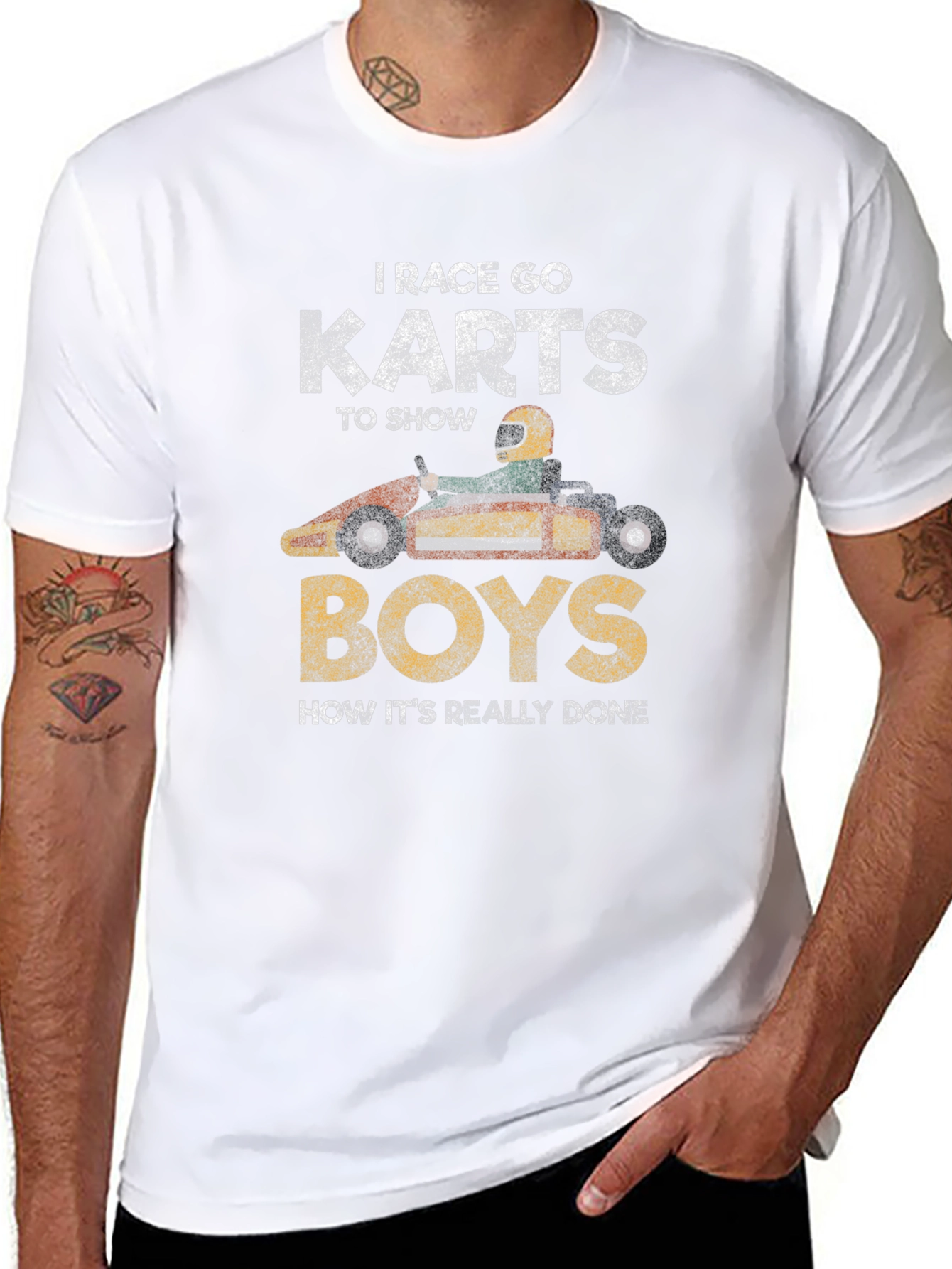 I Race Go Karts T-Shirt Funny Racing Shirt