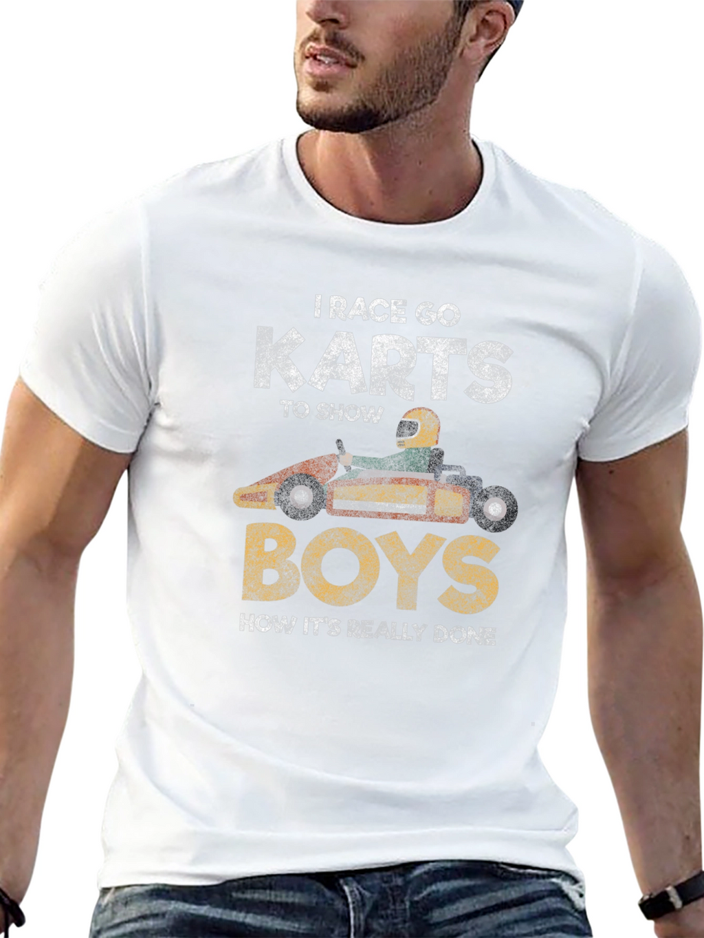 I Race Go Karts T-Shirt Funny Racing Shirt