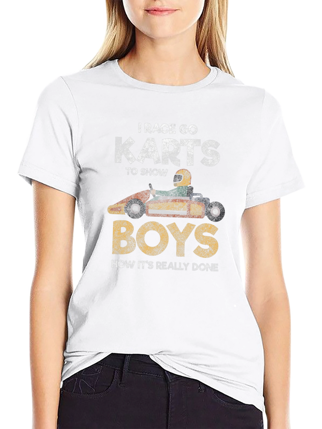 I Race Go Karts T-Shirt Funny Racing Shirt