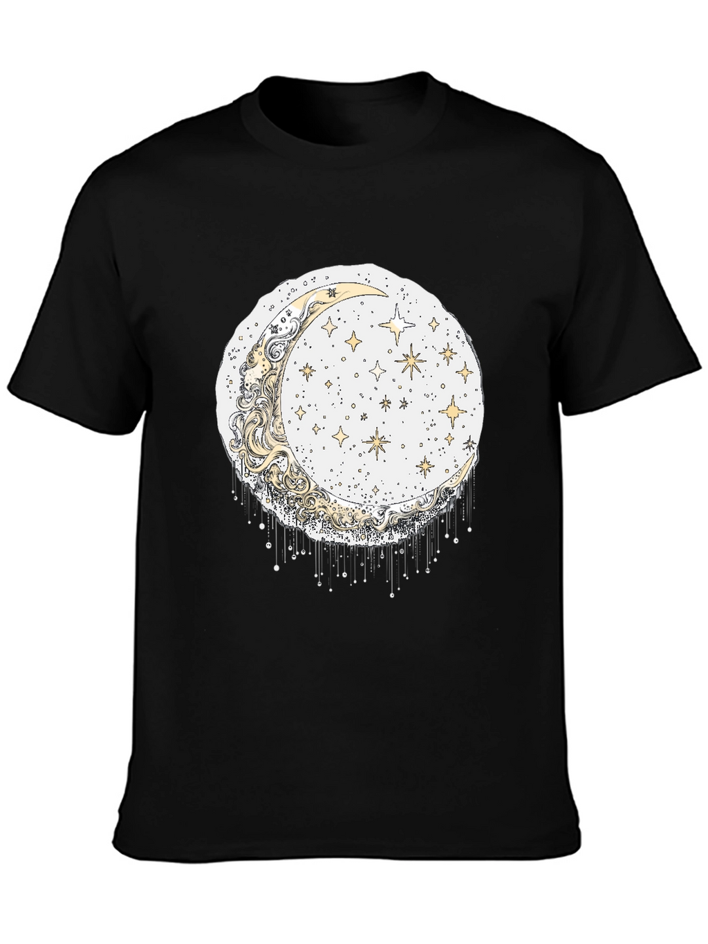 Celestial Moon & Stars Graphic Tee