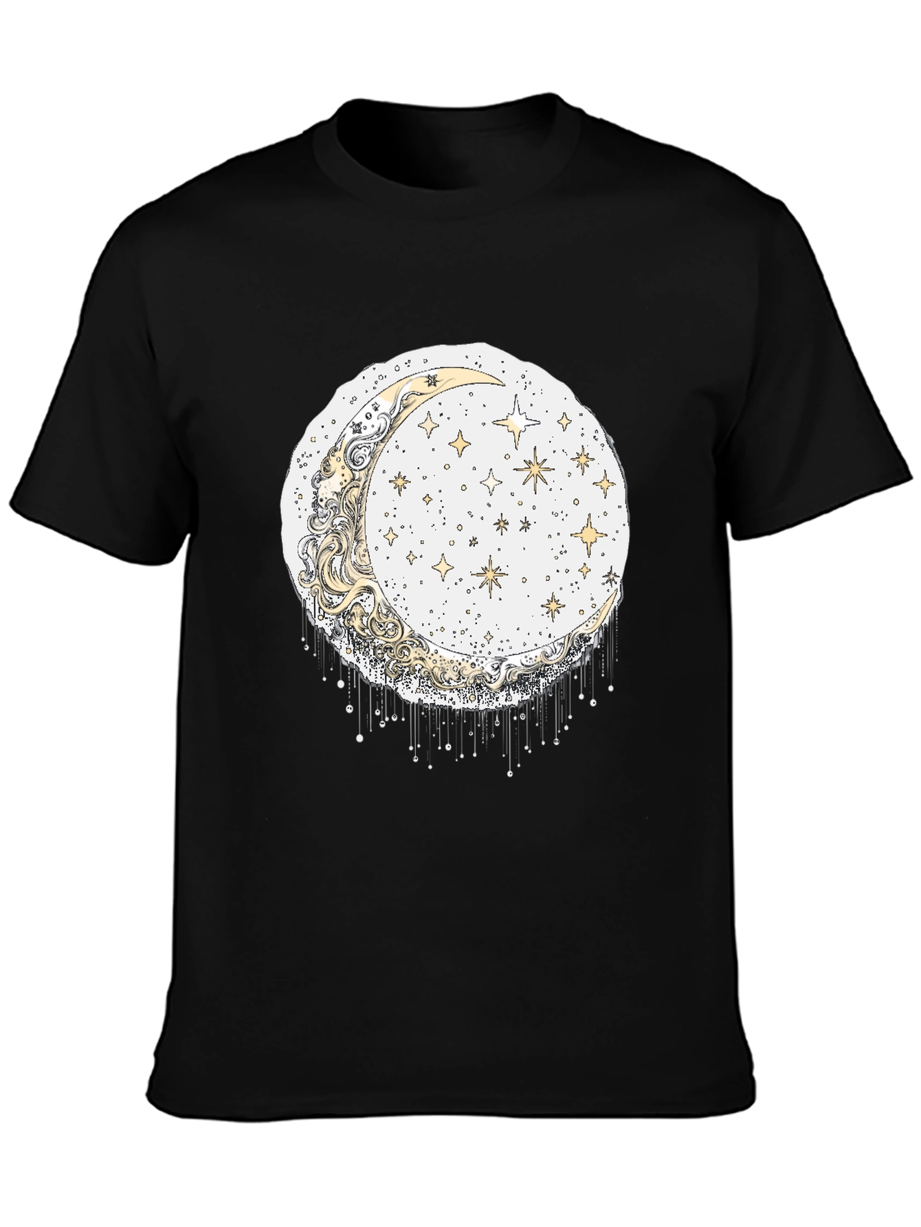 Celestial Moon & Stars Graphic Tee