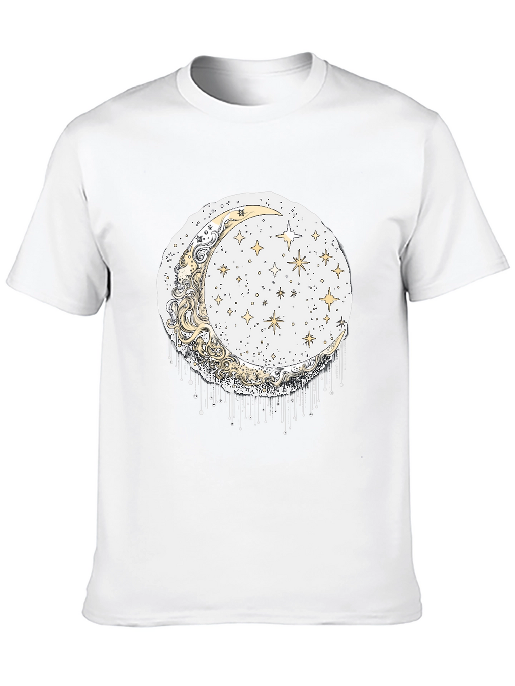 Celestial Moon & Stars Graphic Tee