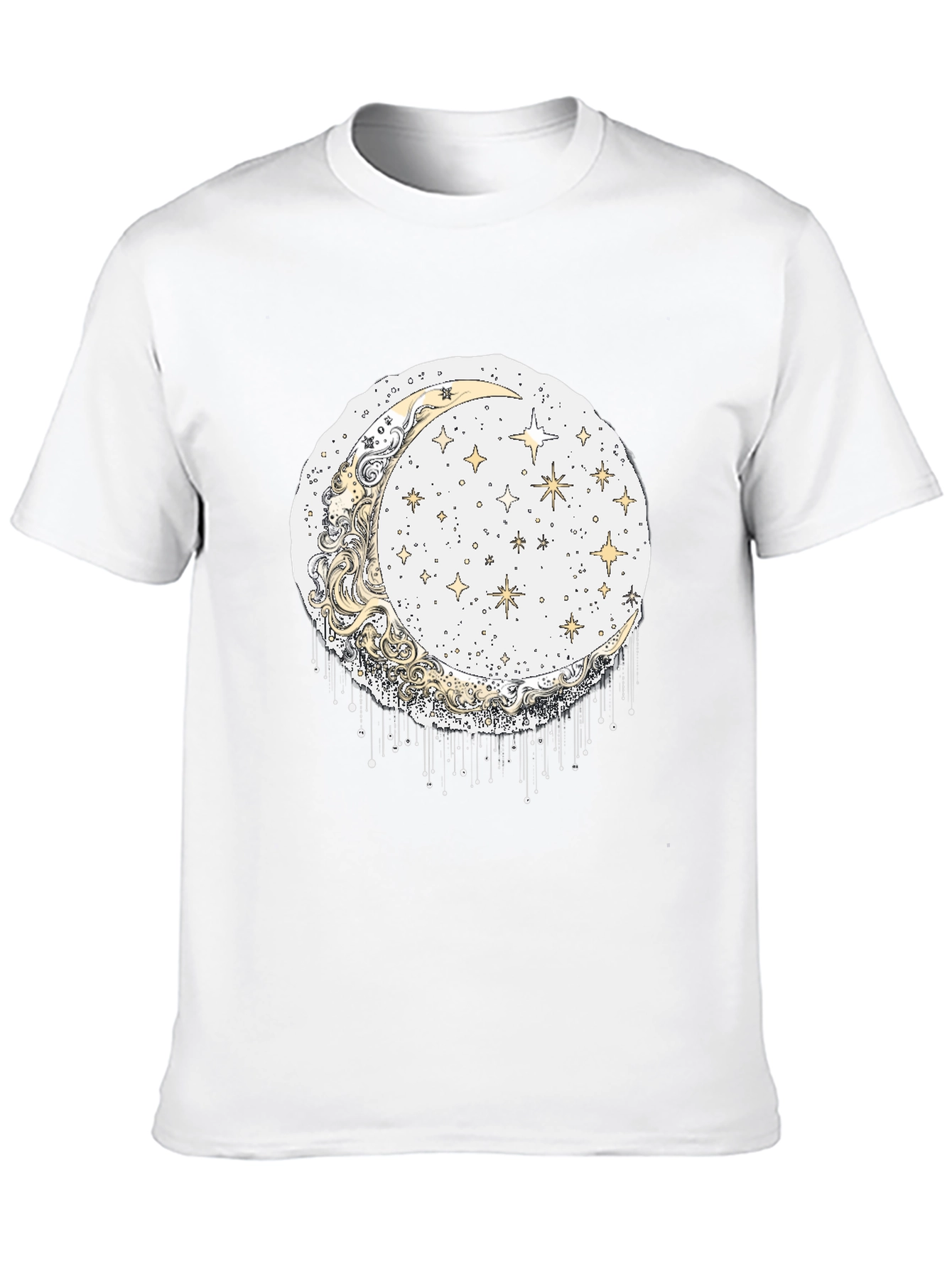 Celestial Moon & Stars Graphic Tee