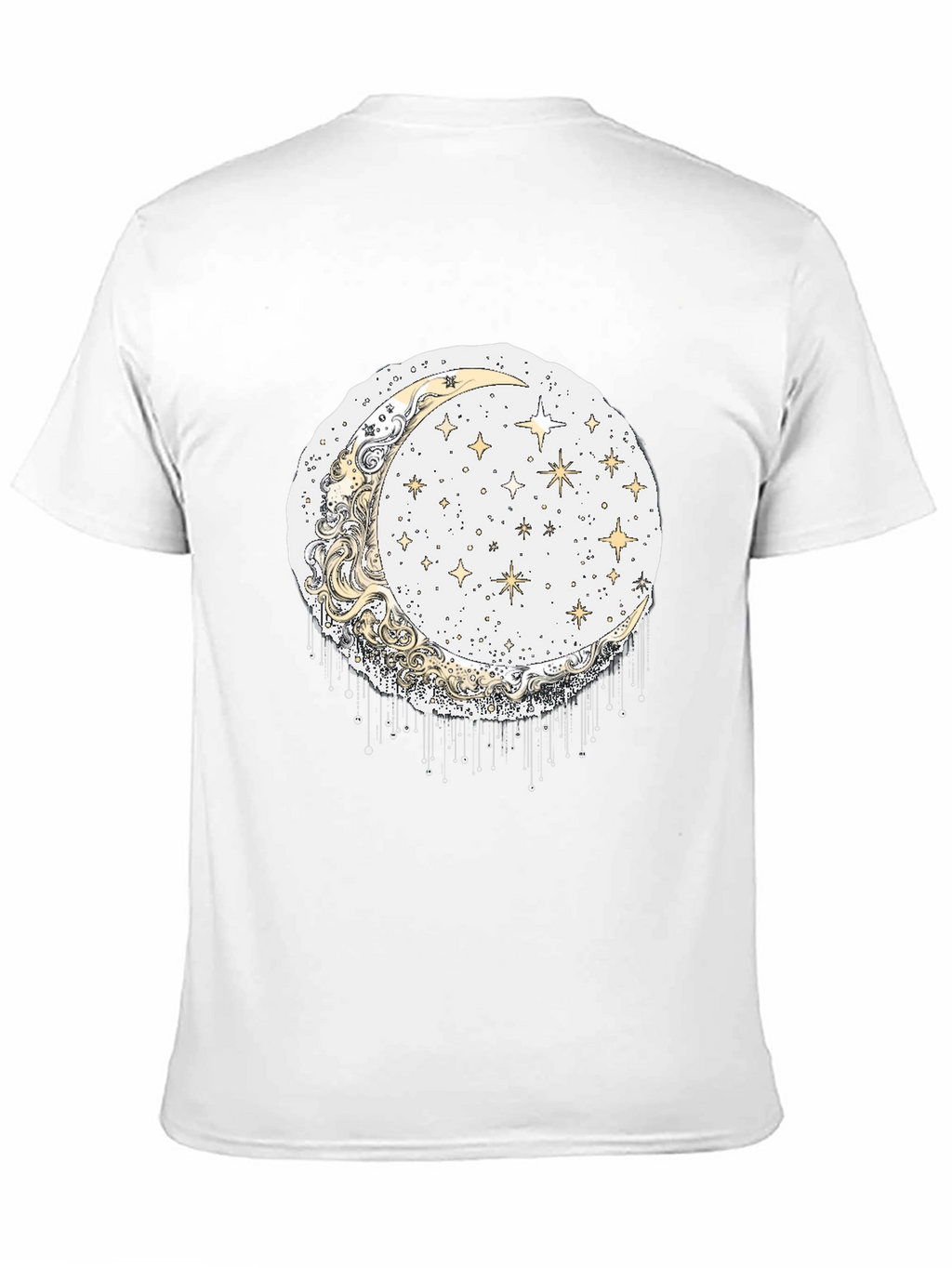 Celestial Moon & Stars Graphic Tee