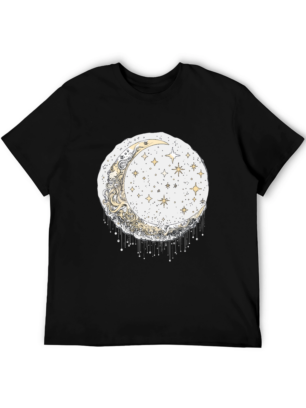 Celestial Moon & Stars Graphic Tee