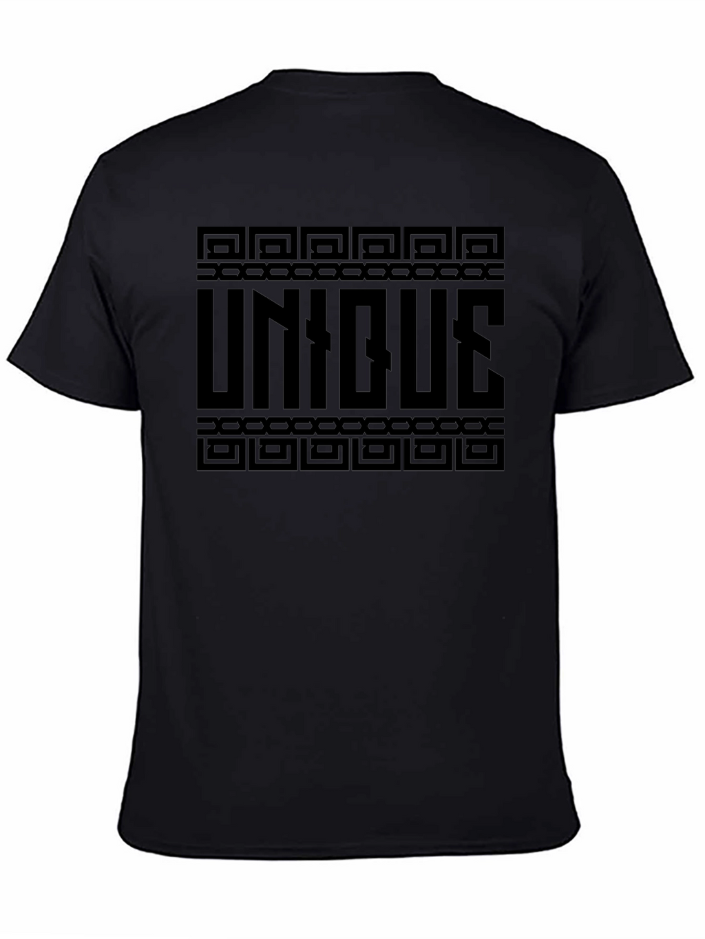 Unique Graphic Tee - Black Stylish Cotton Shirt
