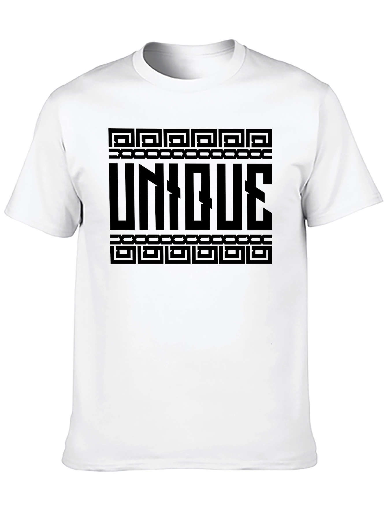 Unique Graphic Tee - Black Stylish Cotton Shirt