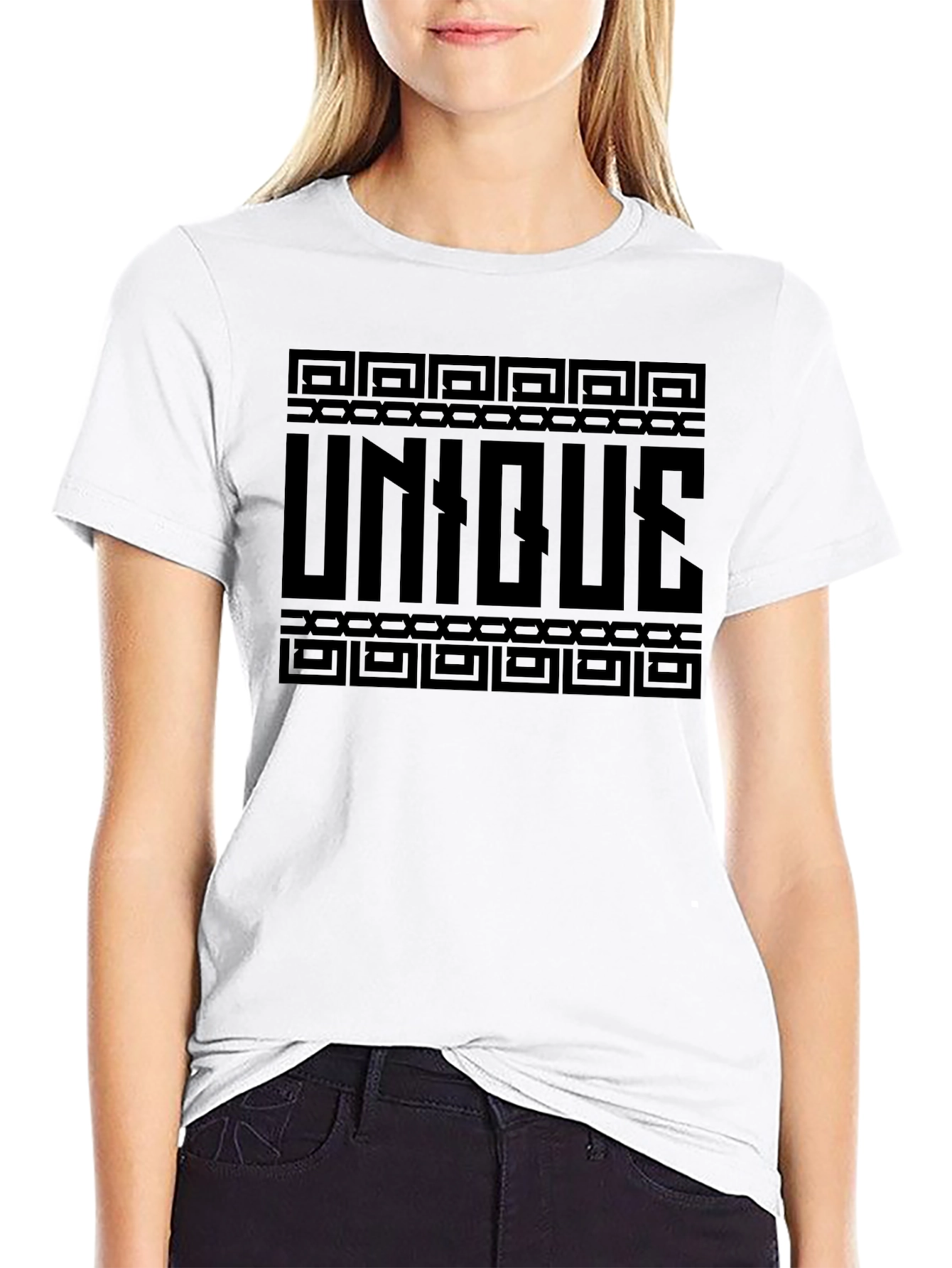 Unique Graphic Tee - Black Stylish Cotton Shirt