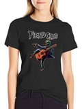 Fiend Club Zombie Guitar Player Graphic T-Shirt