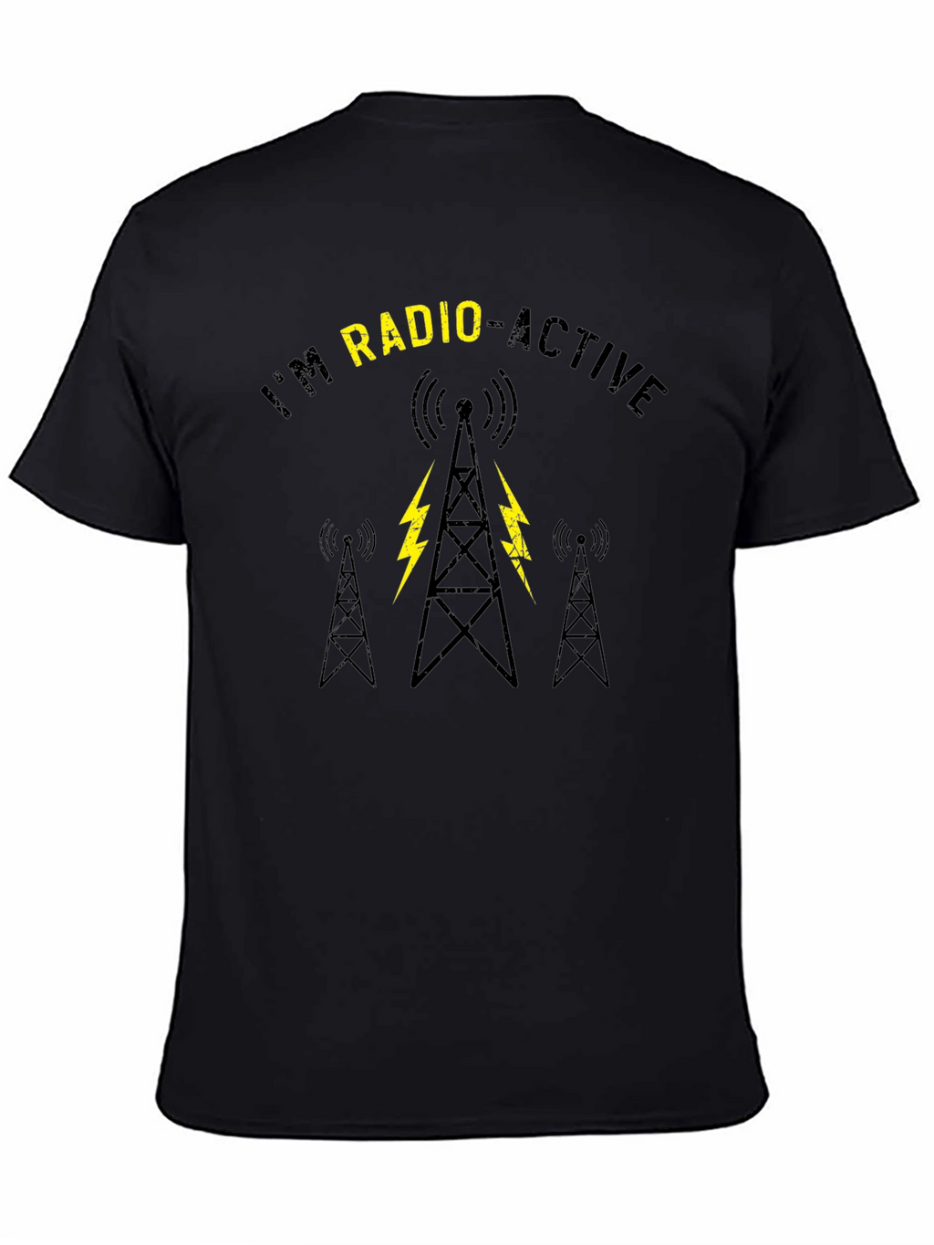 Im Radio-Active Black Graphic Tee
