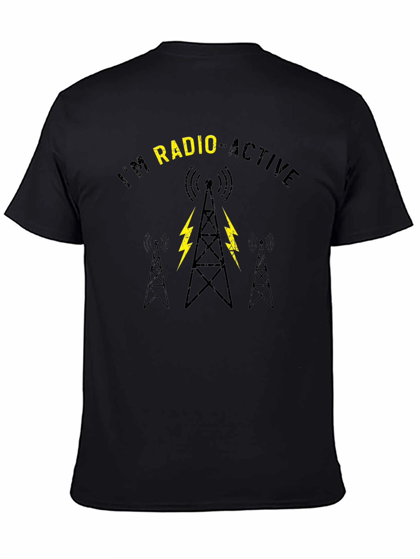 Im Radio-Active Black Graphic Tee