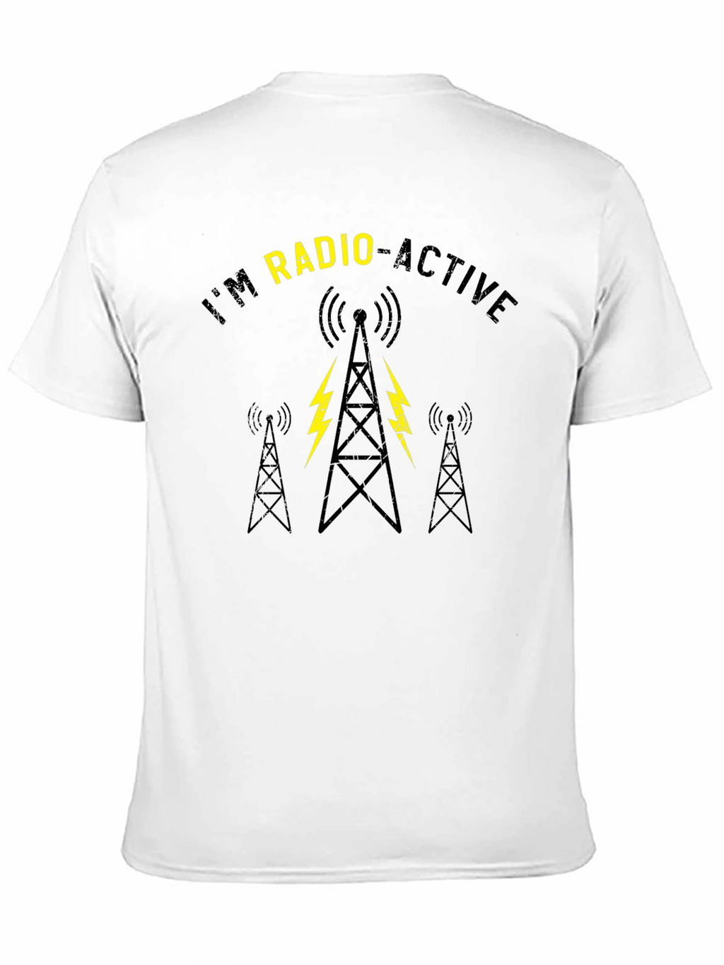 Im Radio-Active Black Graphic Tee