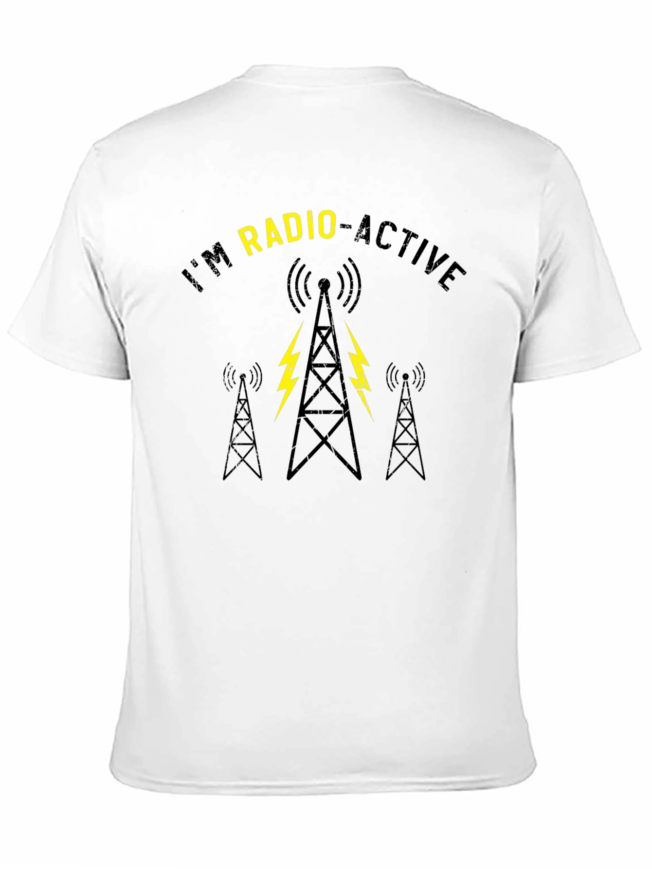 Im Radio-Active Black Graphic Tee