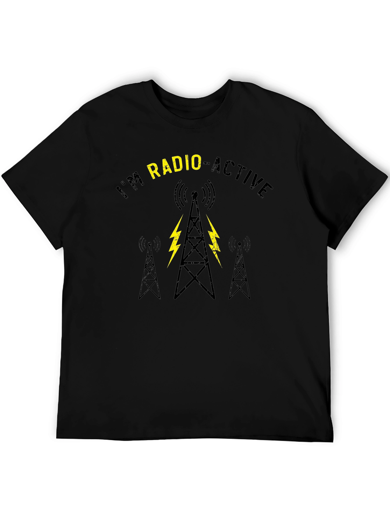 Im Radio-Active Black Graphic Tee