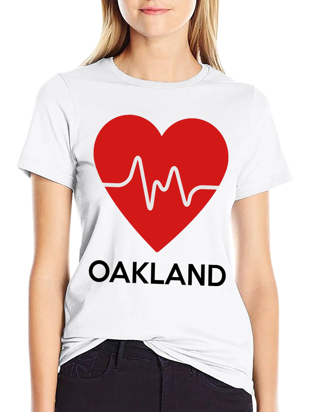 Oakland Love Heartbeat T-Shirt