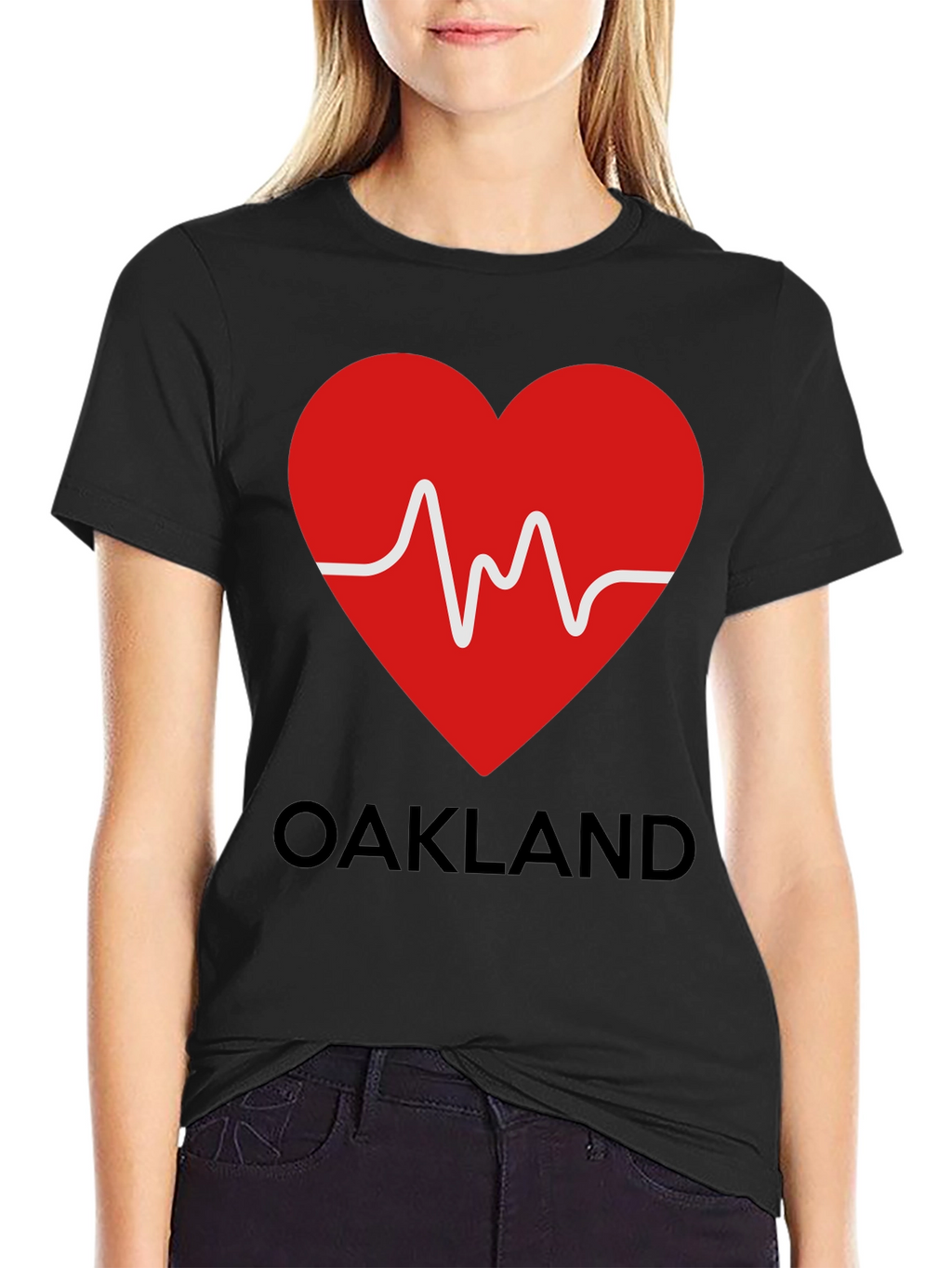 Oakland Love Heartbeat T-Shirt