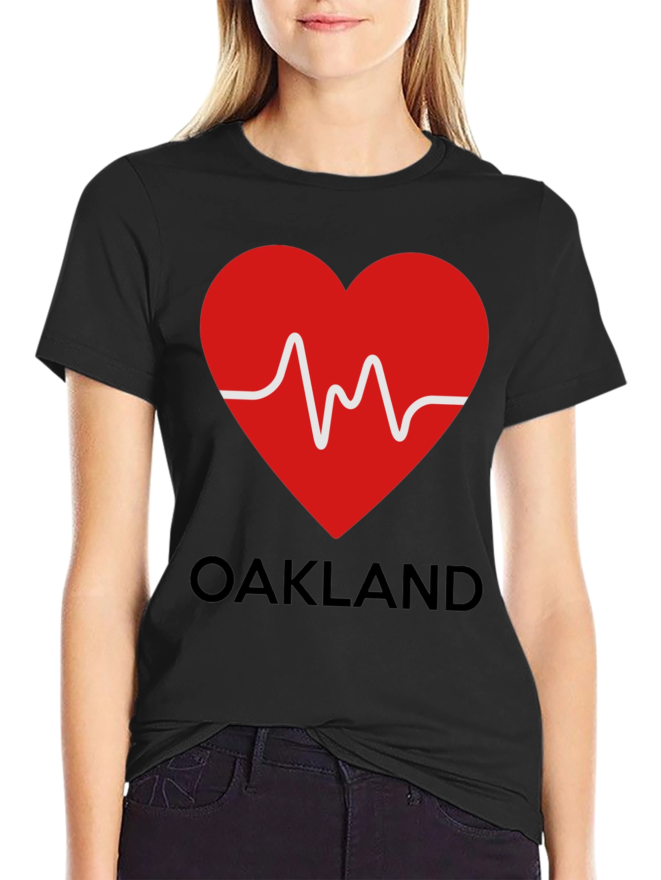 Oakland Love Heartbeat T-Shirt