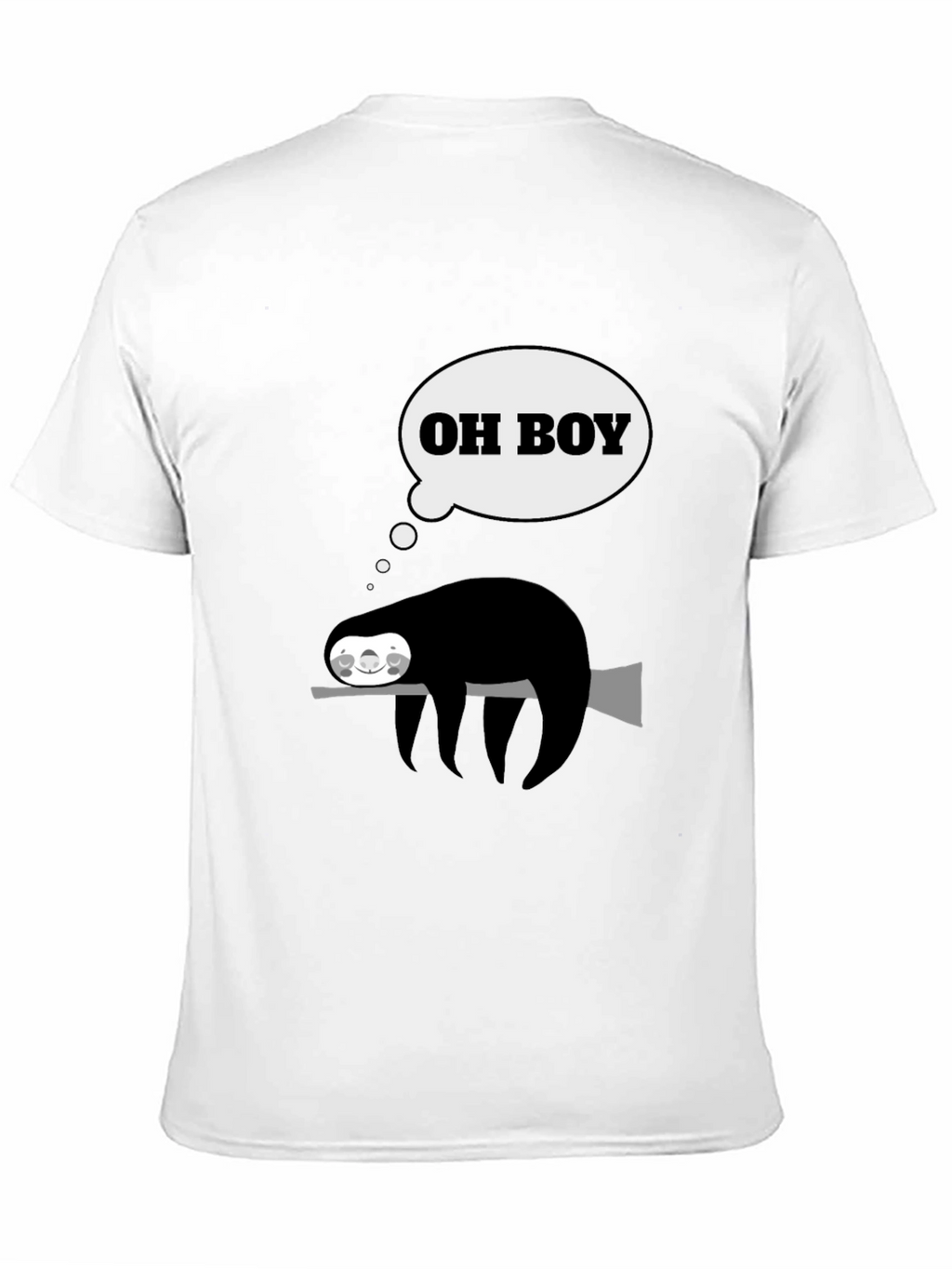 Funny Sloth Oh Boy T-Shirt