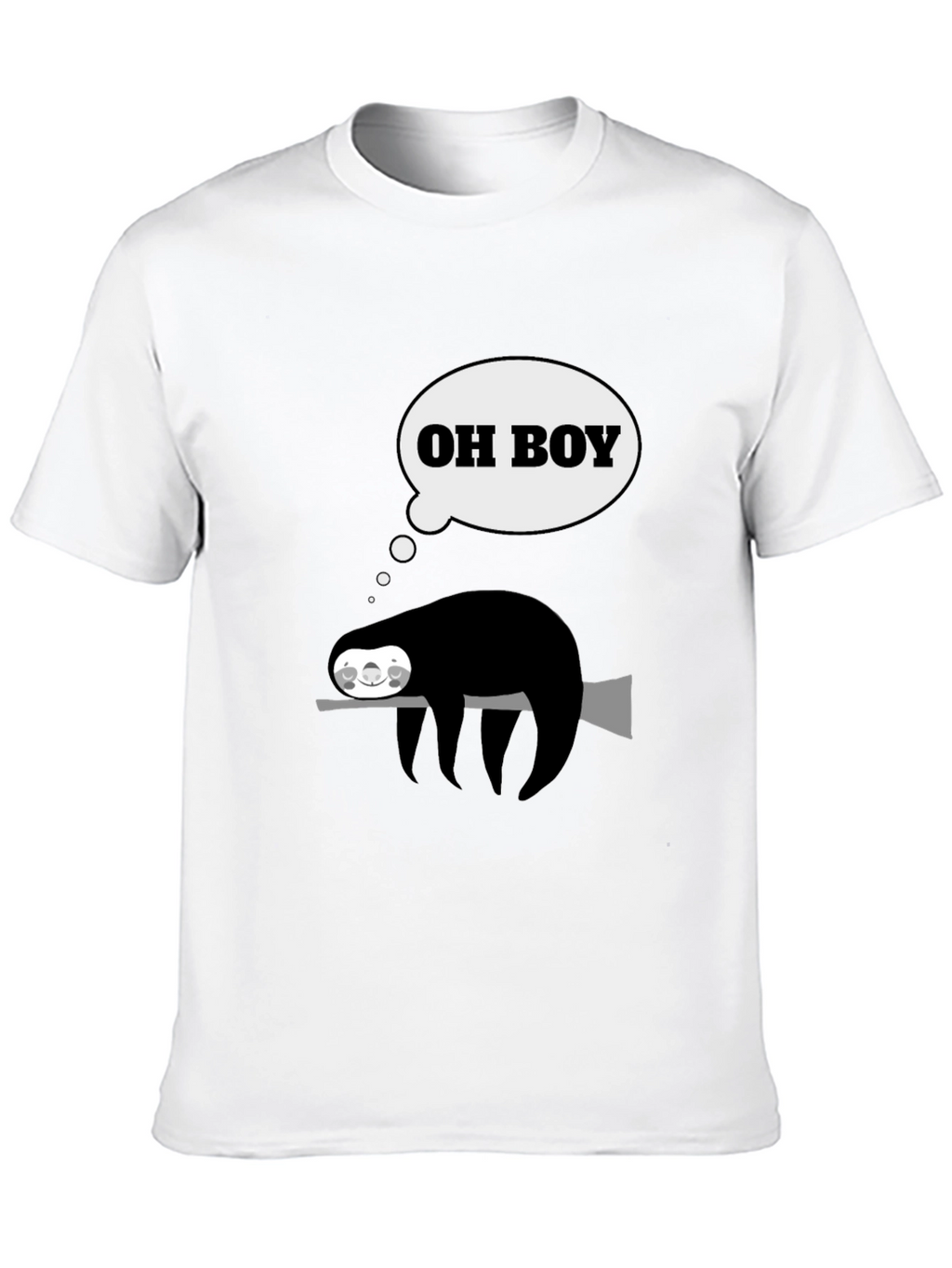 Funny Sloth Oh Boy T-Shirt