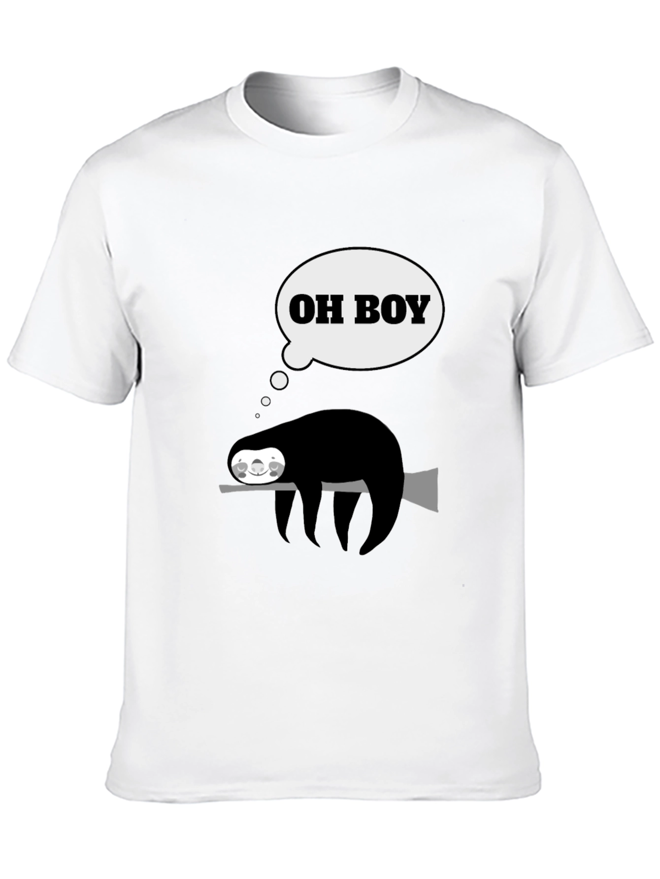 Funny Sloth Oh Boy T-Shirt