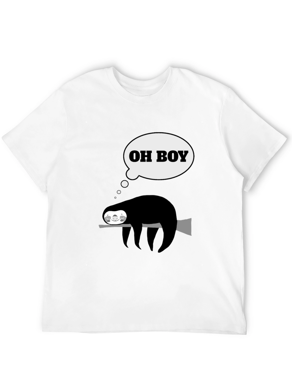 Funny Sloth Oh Boy T-Shirt