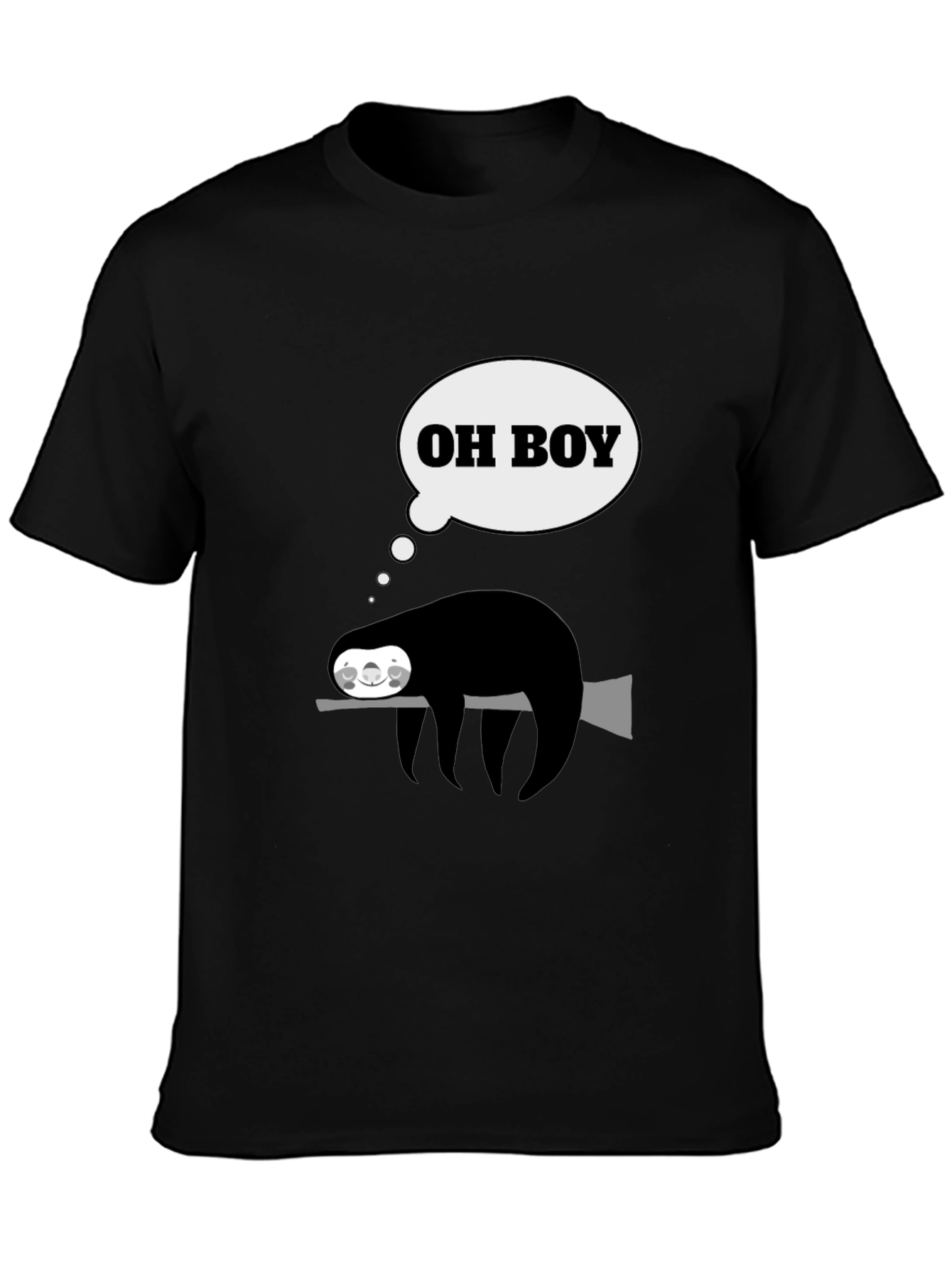 Funny Sloth Oh Boy T-Shirt
