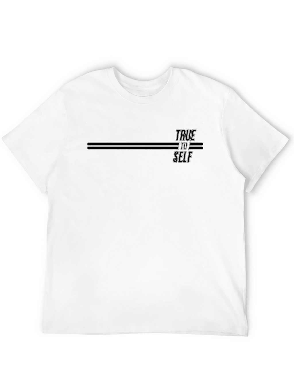 True to Self Graphic T-Shirt - Black