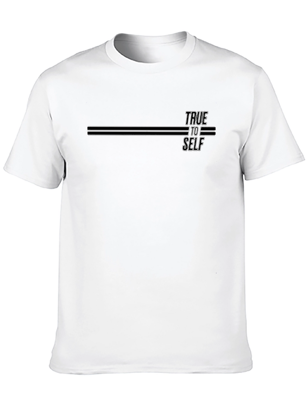 True to Self Graphic T-Shirt - Black