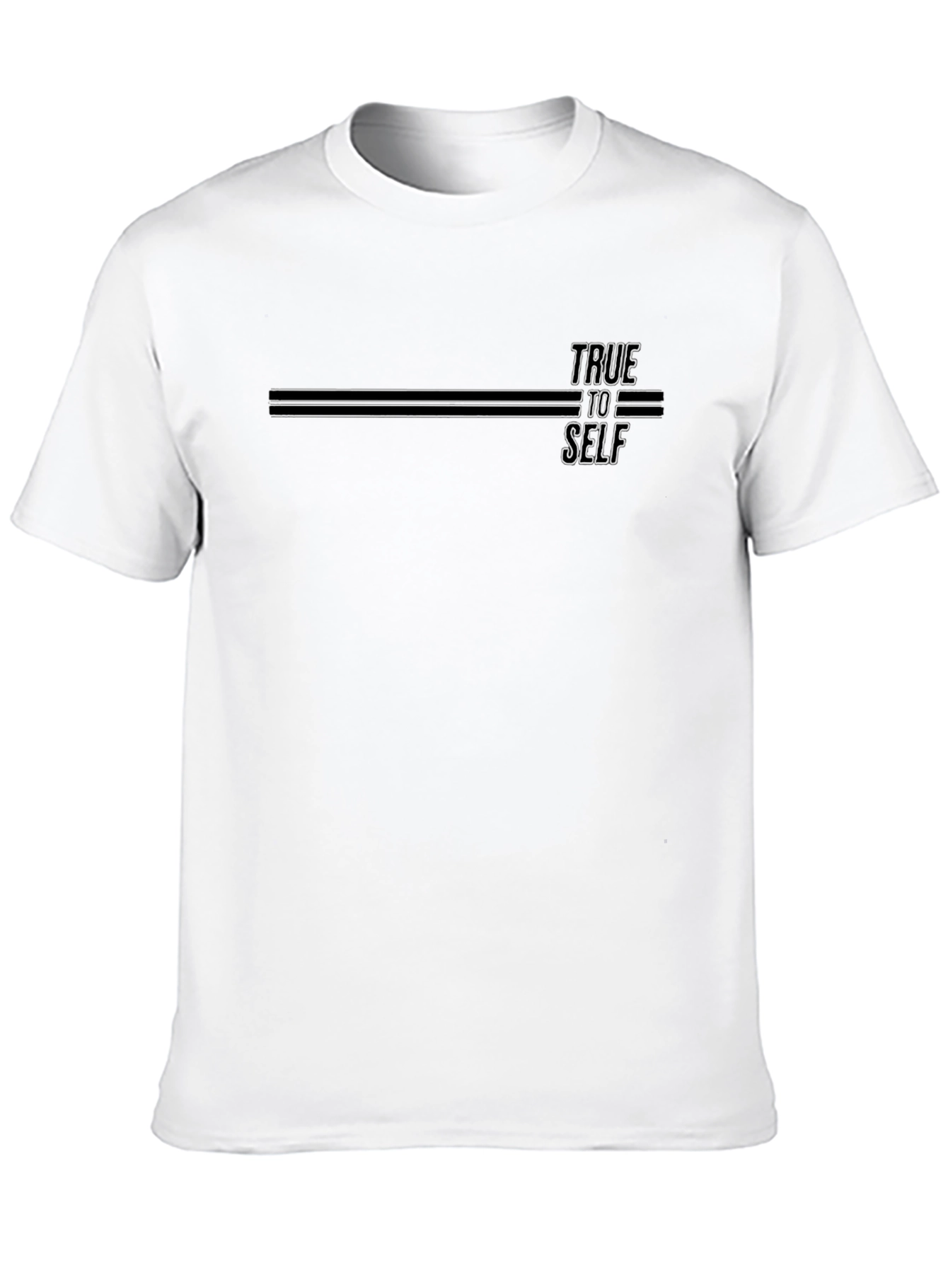 True to Self Graphic T-Shirt - Black
