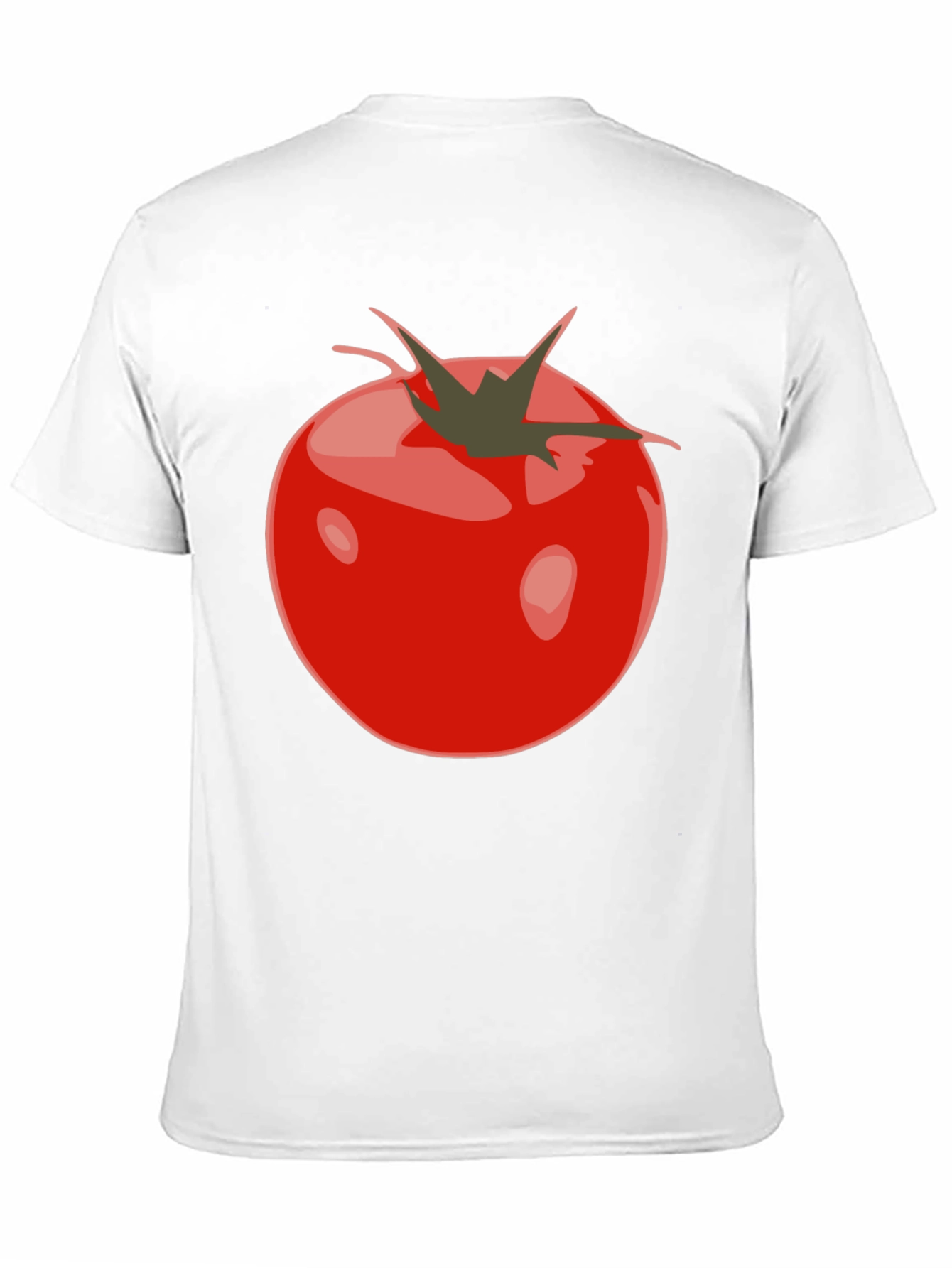 Tomato Graphic Black T-Shirt - Fresh & Fun