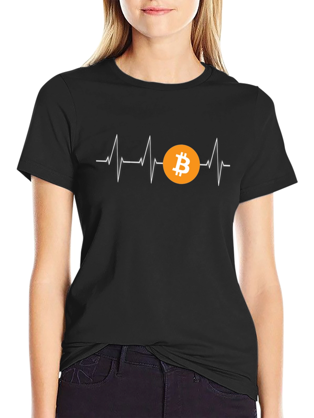 Bitcoin Heartbeat T-Shirt - Crypto Currency Tee